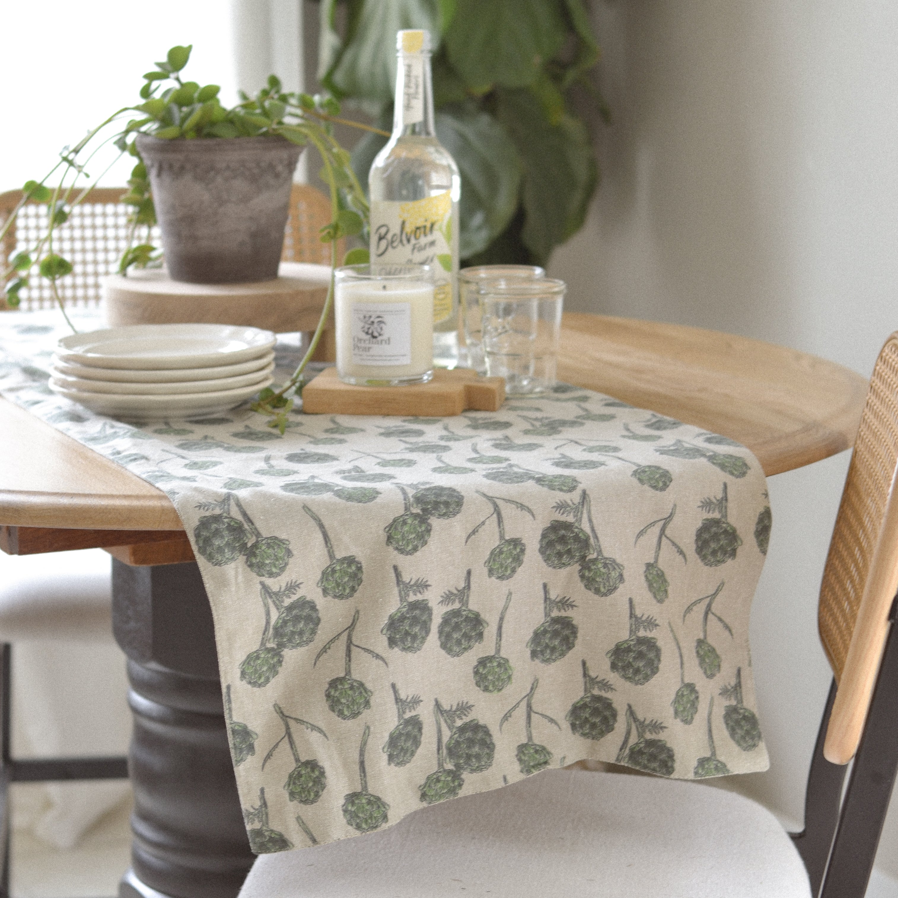 Artichoke Table Runner - Aimee Weaver Designs