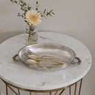 Vintage Silver Serving Bowl - Aimee Weaver Designs