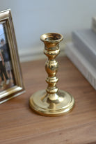 Solid Brass Taper Candle Holder - Aimee Weaver Designs