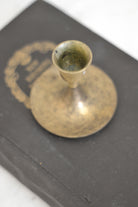 Aged Brass 3" Candle Holder - Aimee Weaver Designs