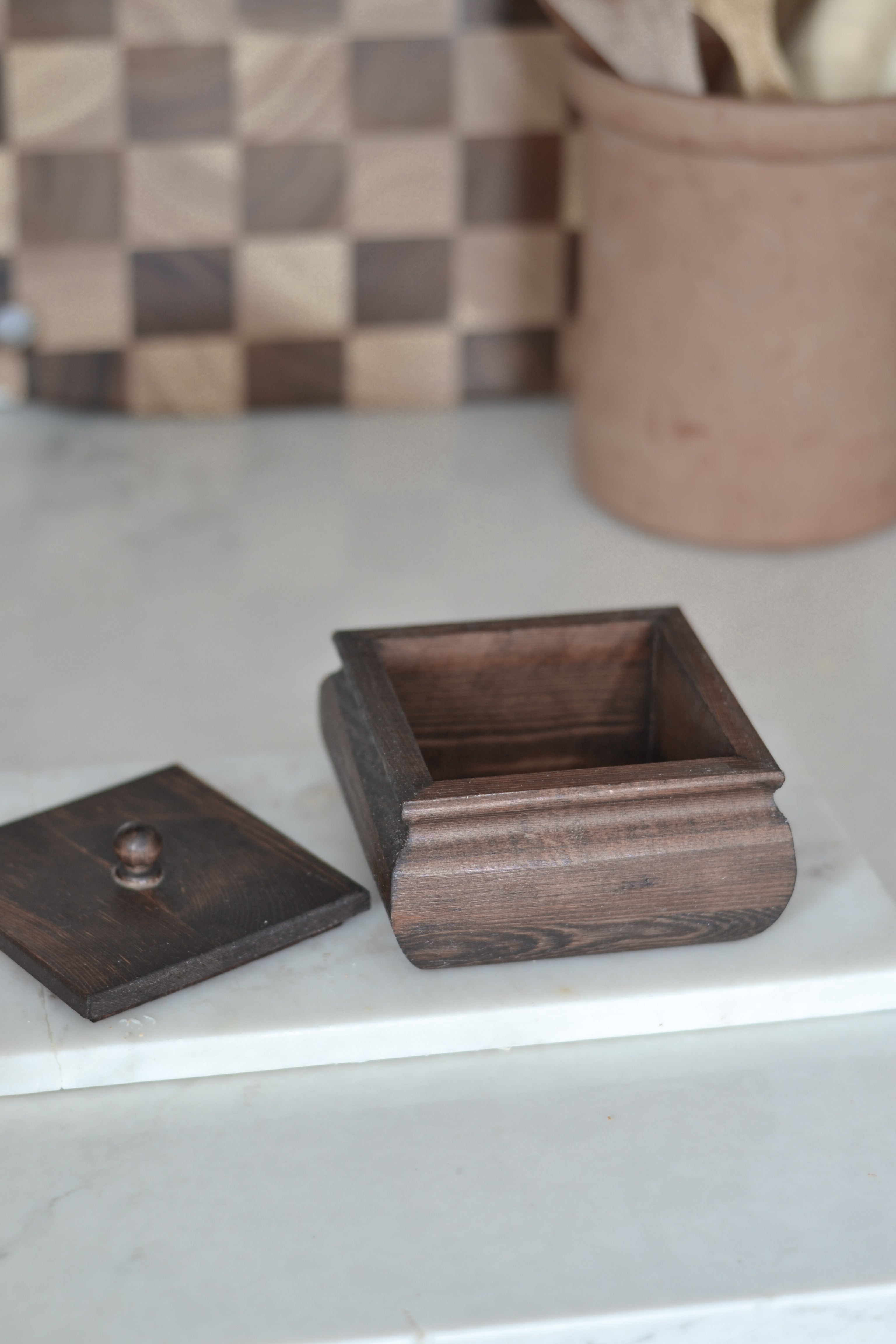 Wooden Box With Lid - Aimee Weaver Designs