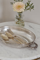 Vintage Silver Serving Bowl - Aimee Weaver Designs