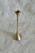 Vintage Brass Taper Candle Holder - Aimee Weaver Designs