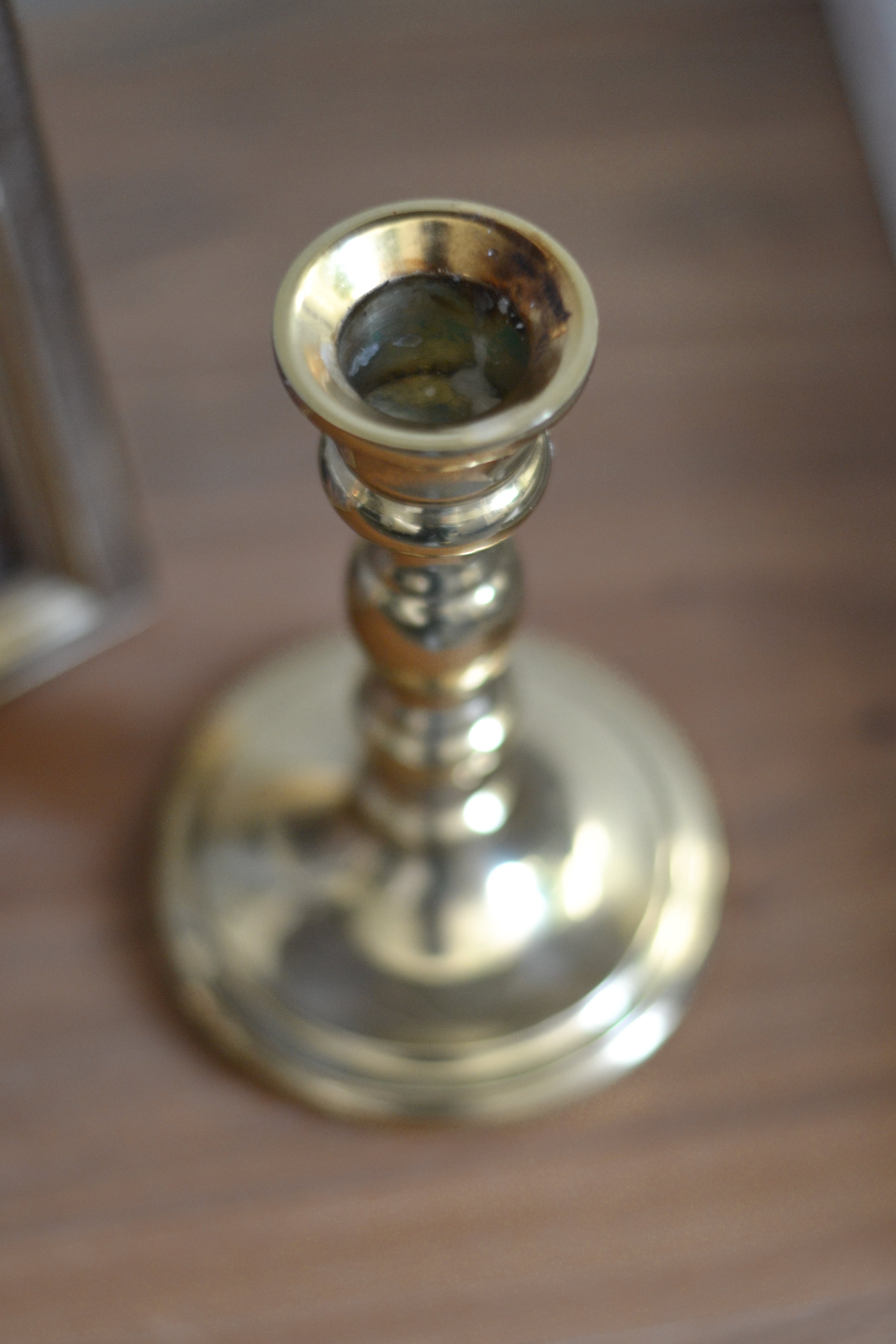 Solid Brass Taper Candle Holder - Aimee Weaver Designs