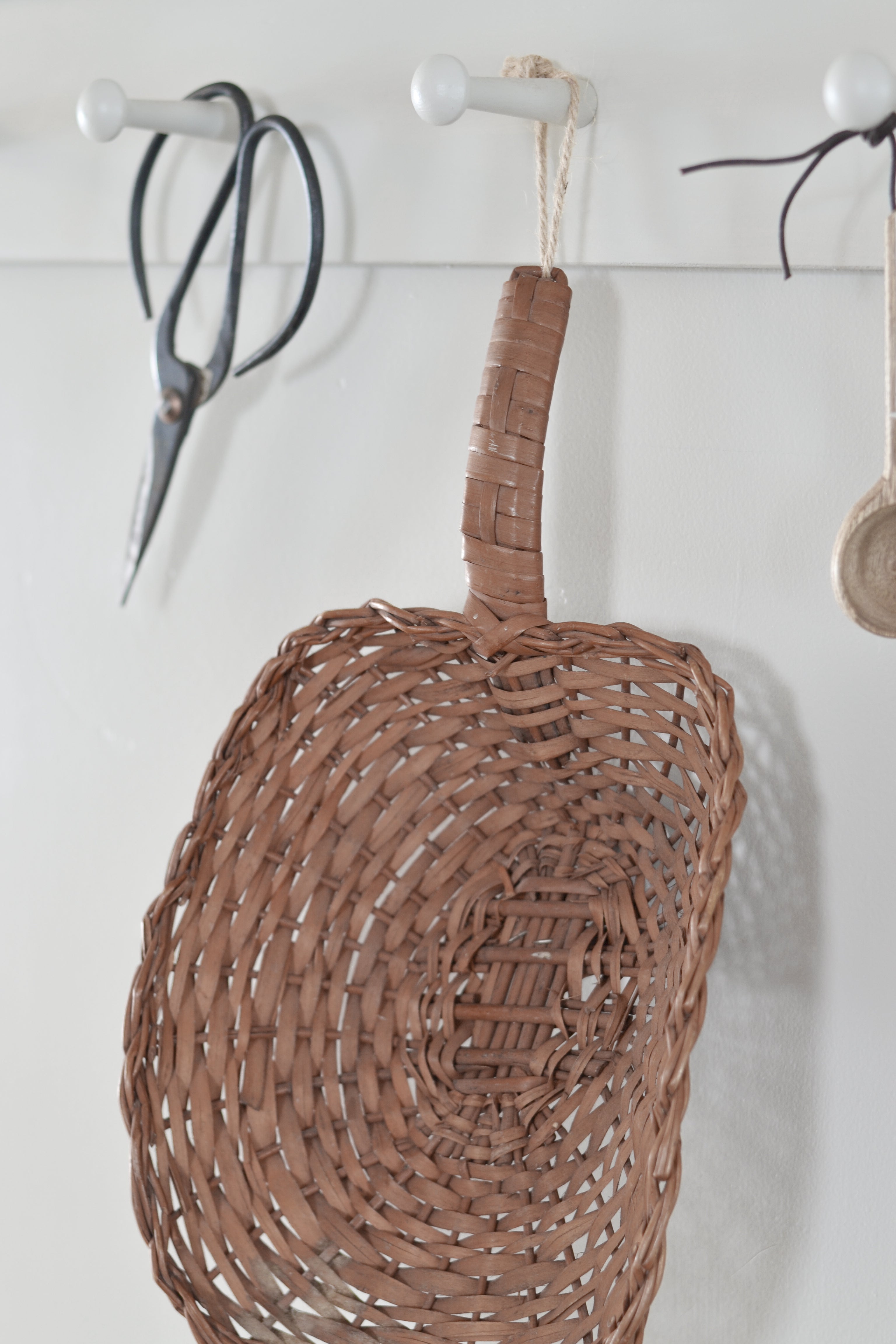 Woven Hanging Scoop Basket - Aimee Weaver Designs