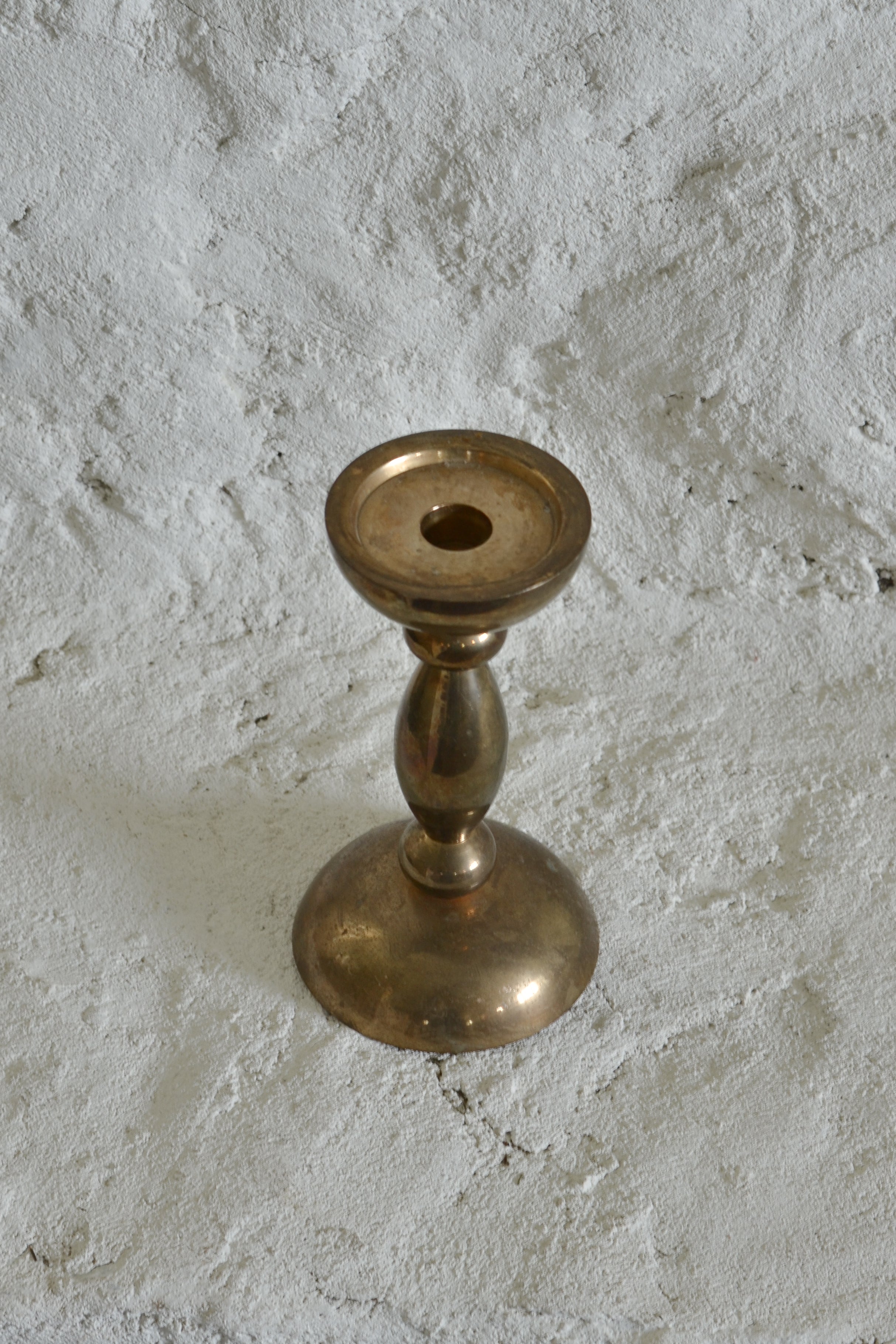 Vintage Brass Taper Candle Holder - Aimee Weaver Designs