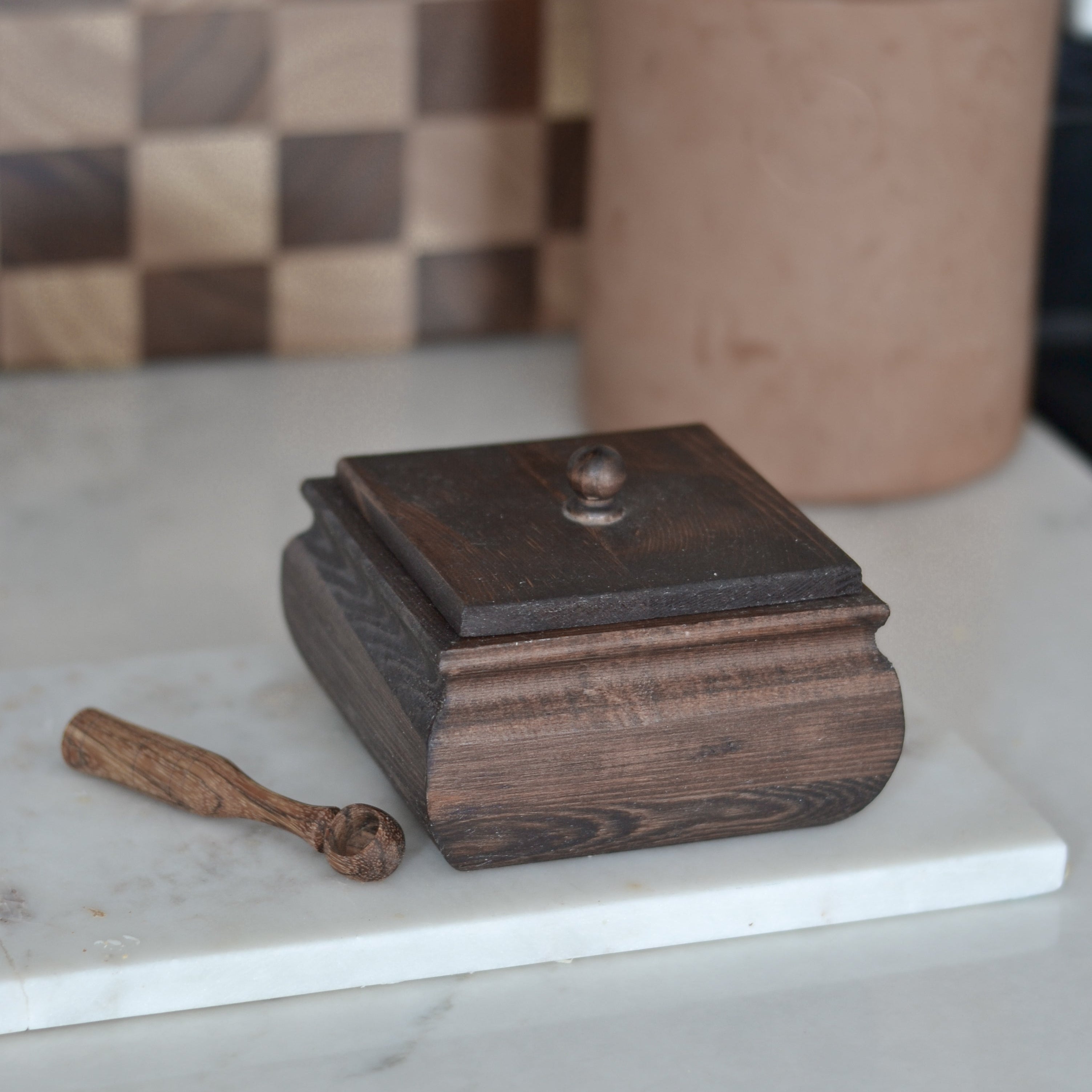 Wooden Box With Lid - Aimee Weaver Designs