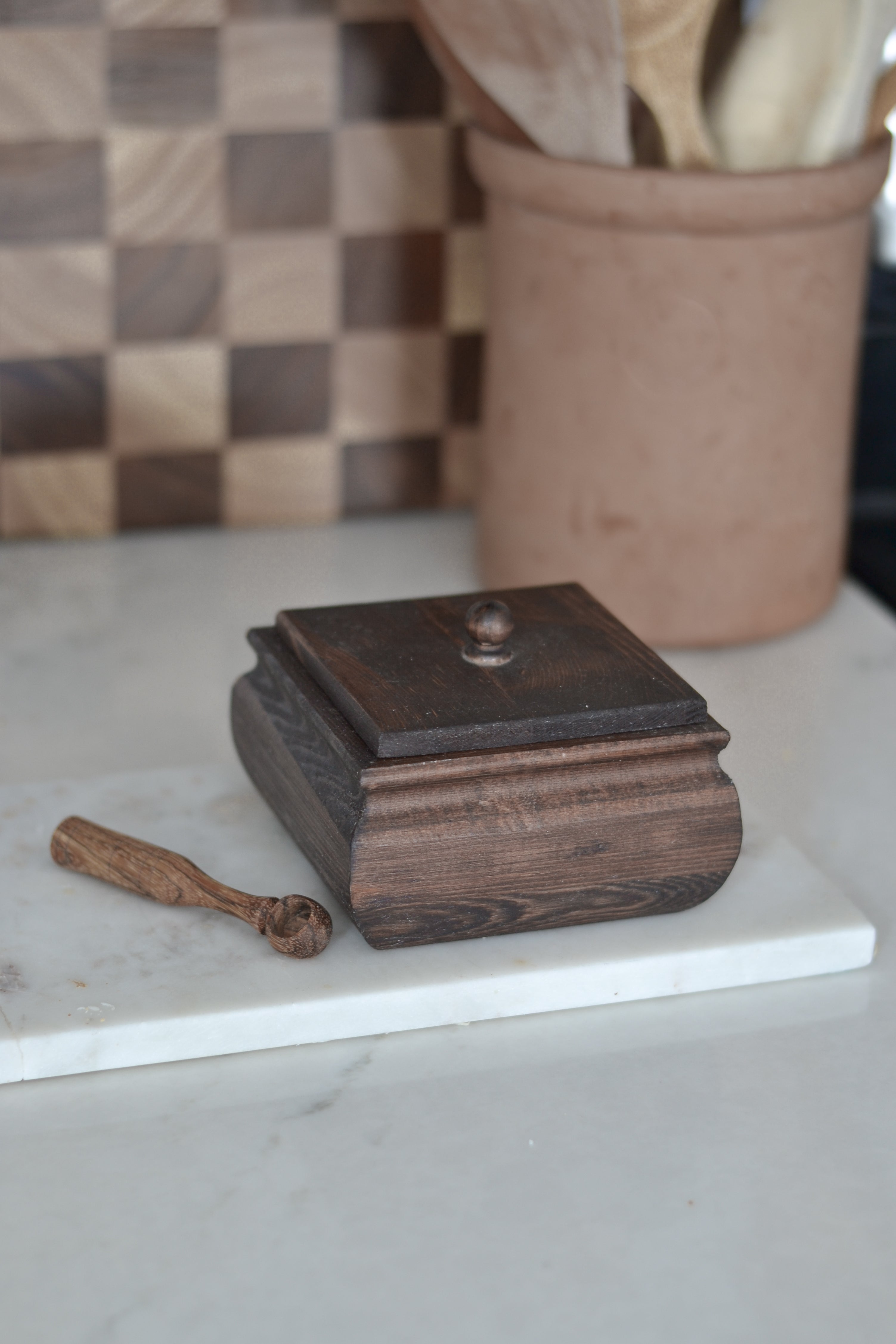 Wooden Box With Lid - Aimee Weaver Designs