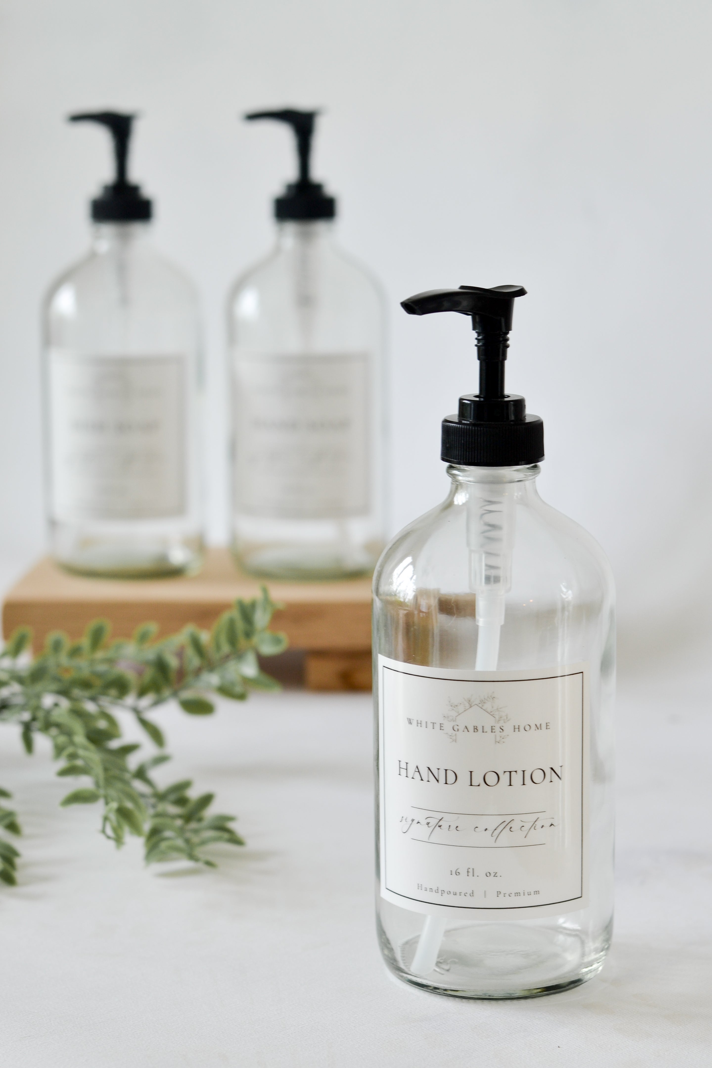 Clear Glass Soap Dispenser - Aimee Weaver Designs