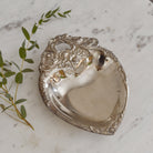 Vintage Silver Heart Shaped Bowl - Aimee Weaver Designs