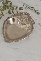 Vintage Silver Heart Shaped Bowl - Aimee Weaver Designs