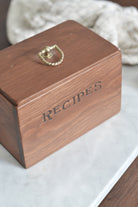 Wood Recipe Box - Aimee Weaver Designs
