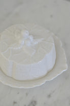 White Ceramic Butter Dish - Aimee Weaver Designs