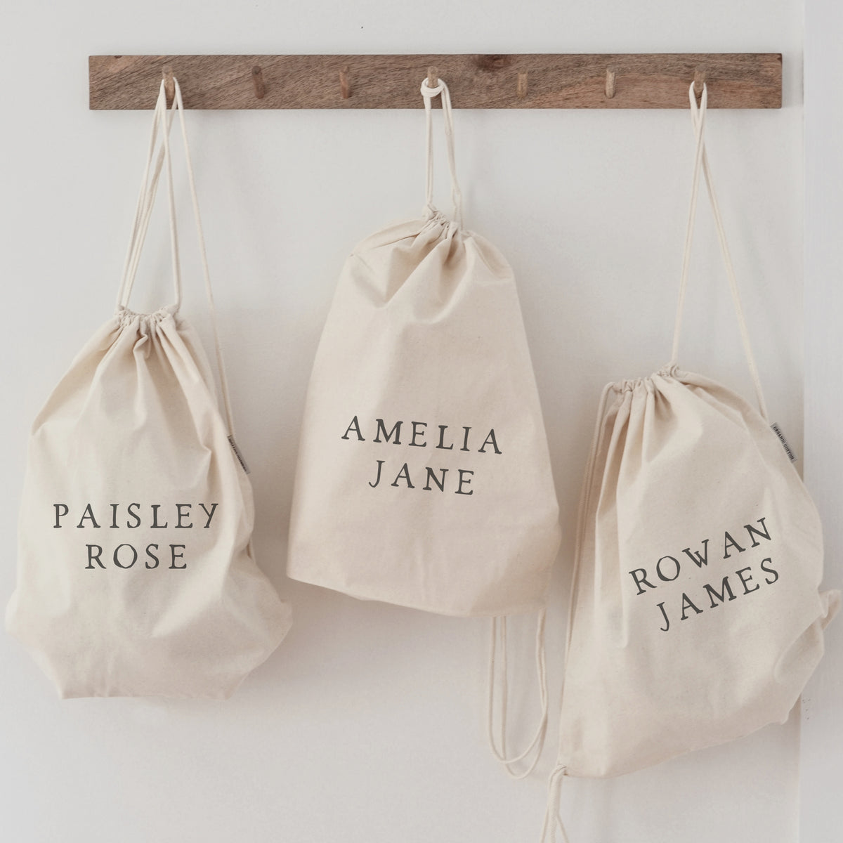 Personalized Drawstring Backpack – White Gables Home