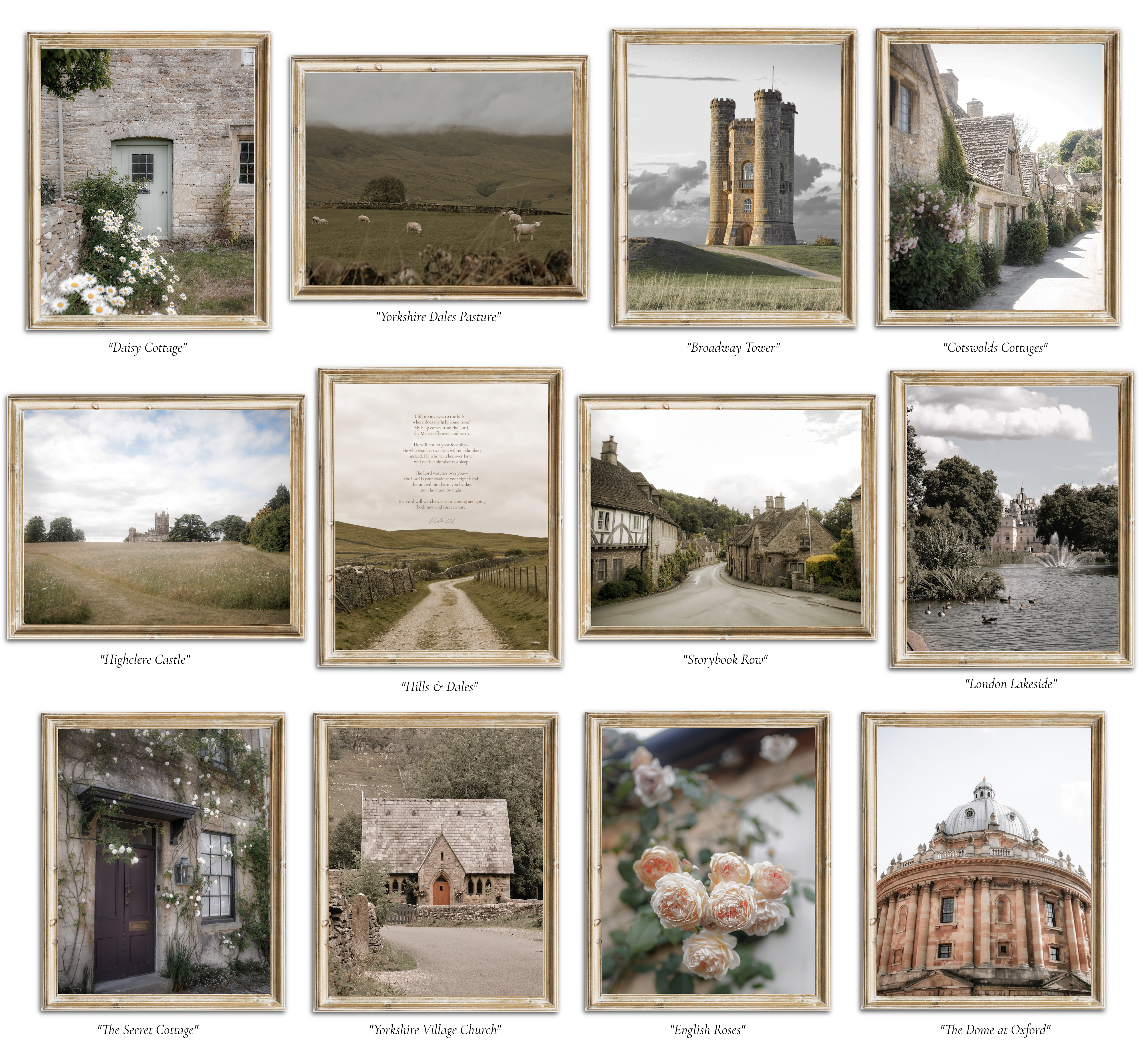 English Countryside - Gallery Set Of Nine - Aimee Weaver Designs