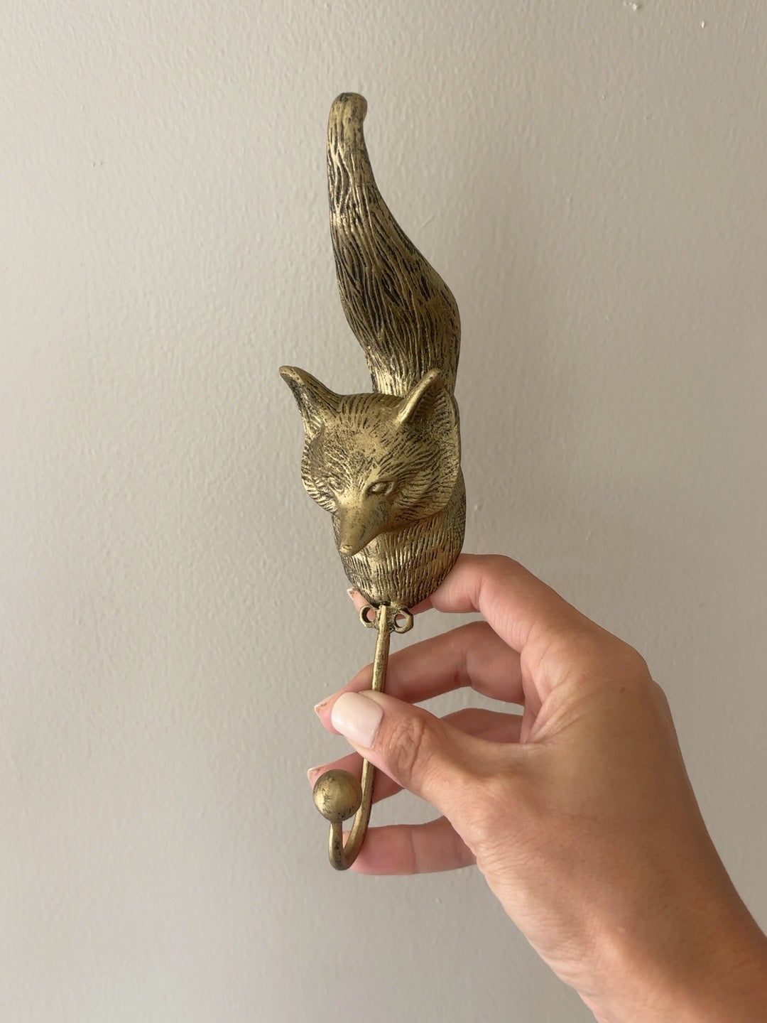Bronze Fox Wall Hook - Aimee Weaver Designs
