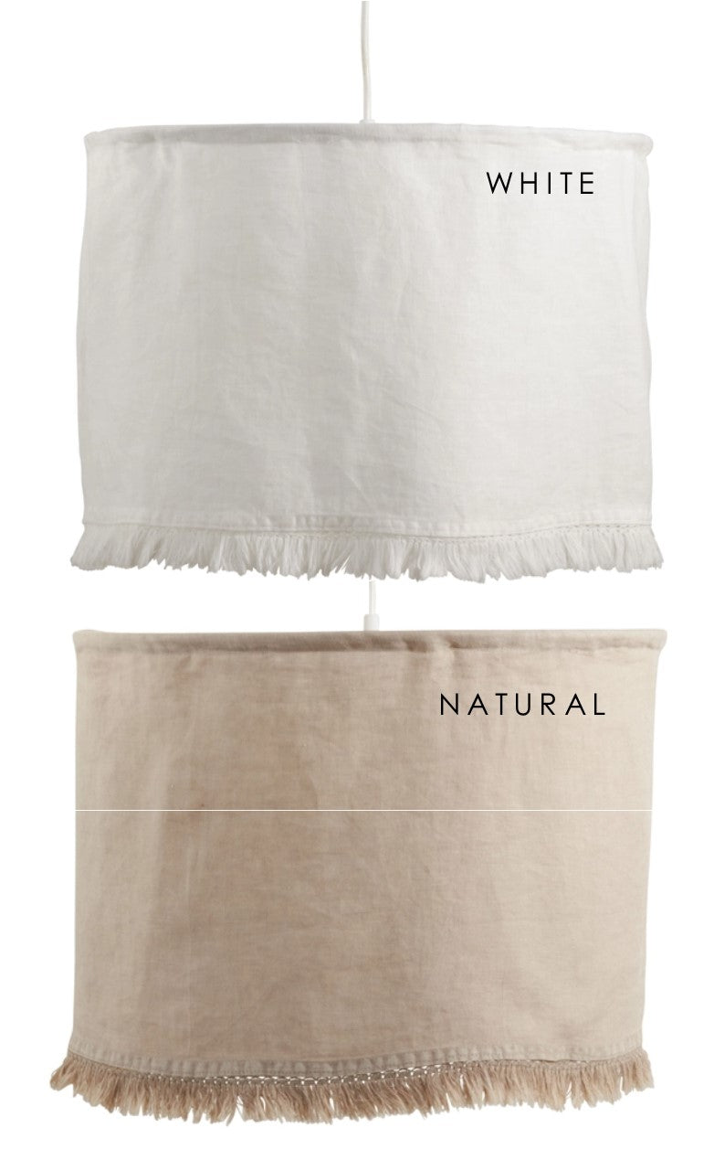 Isla Linen Lampshade - Aimee Weaver Designs