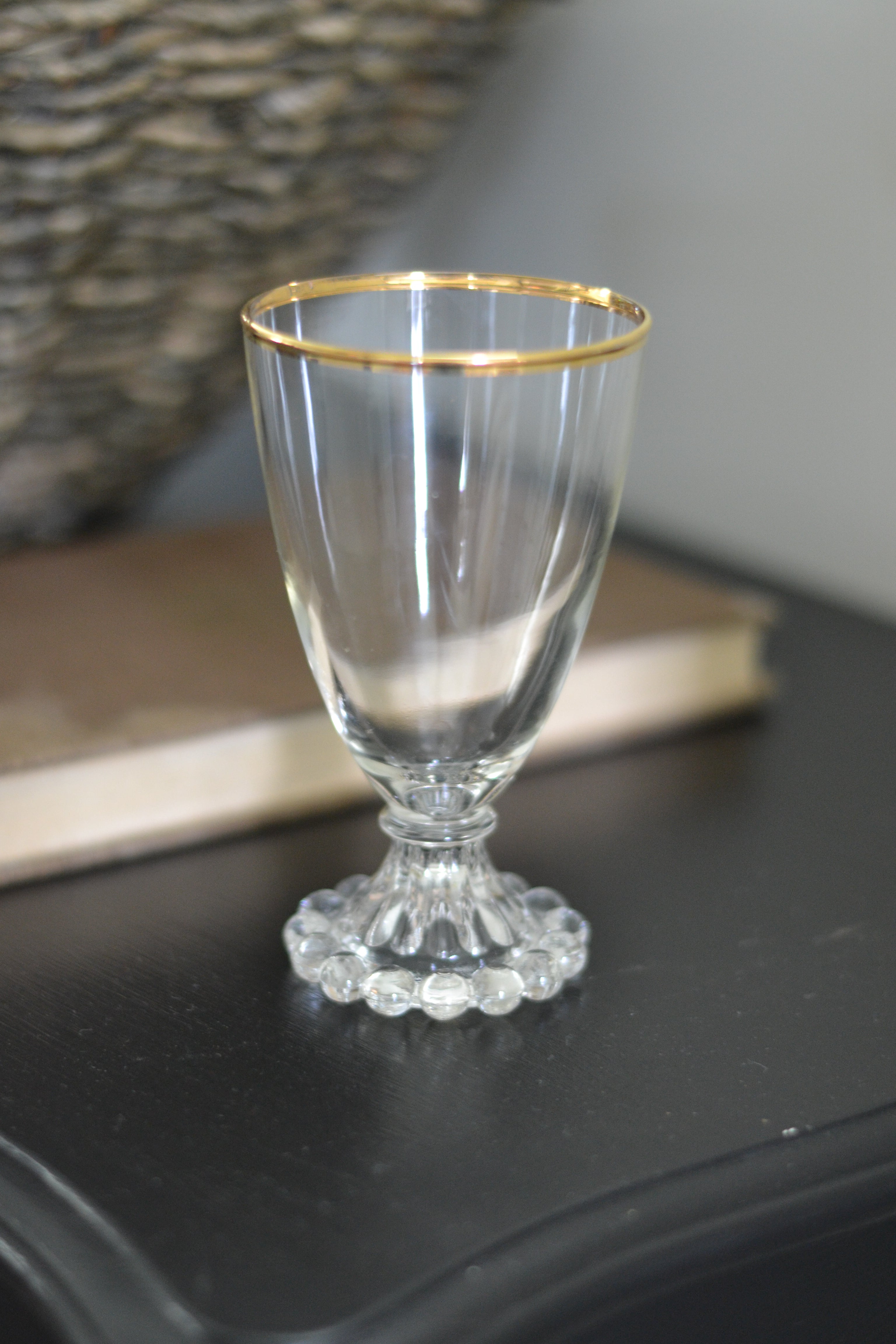 Vintage Gold Rimmed Glasses (set of 6) - Aimee Weaver Designs