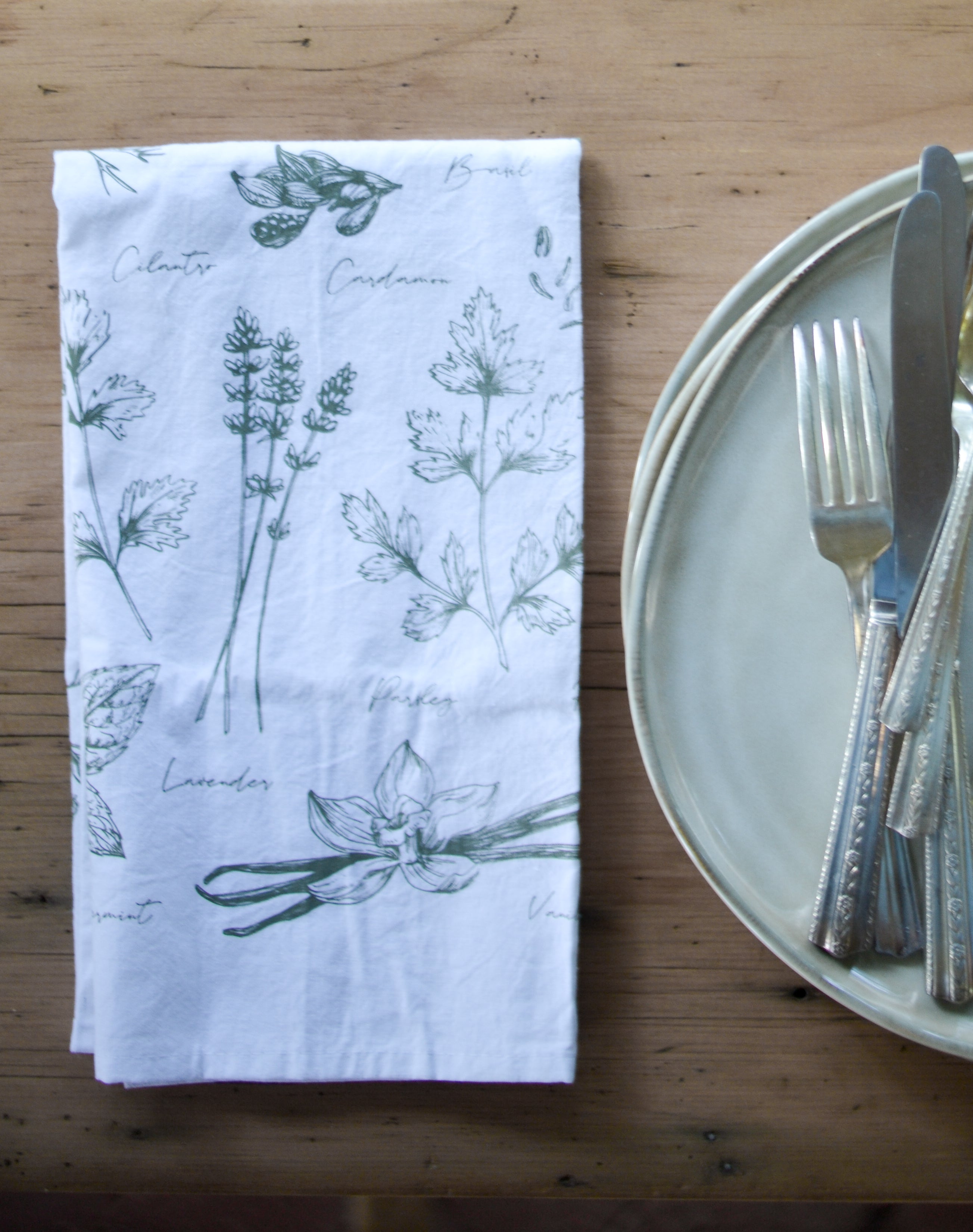 Herb Garden Tea Towel - Aimee Weaver Designs
