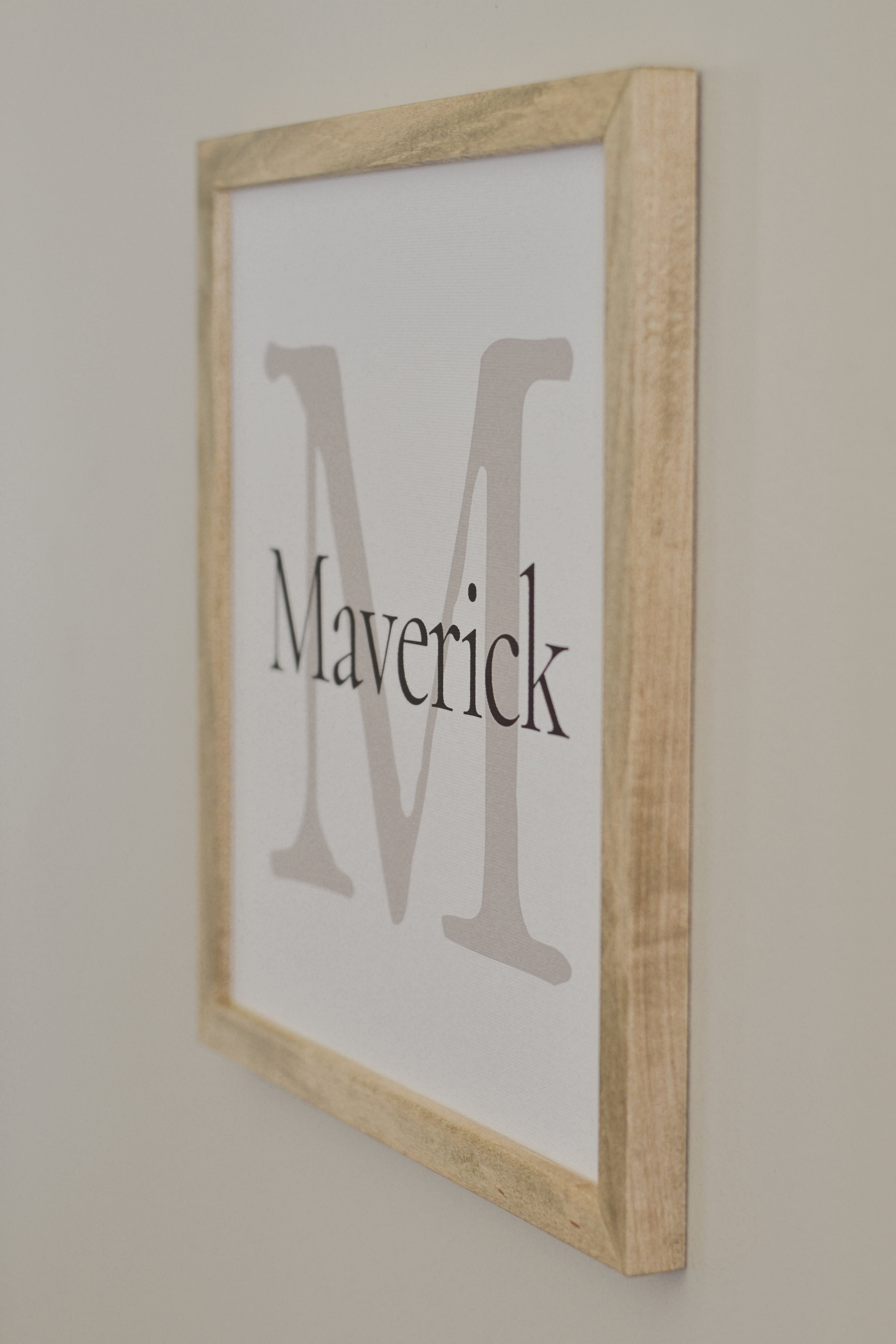 Personalized Initial Boys Sign - Aimee Weaver Designs