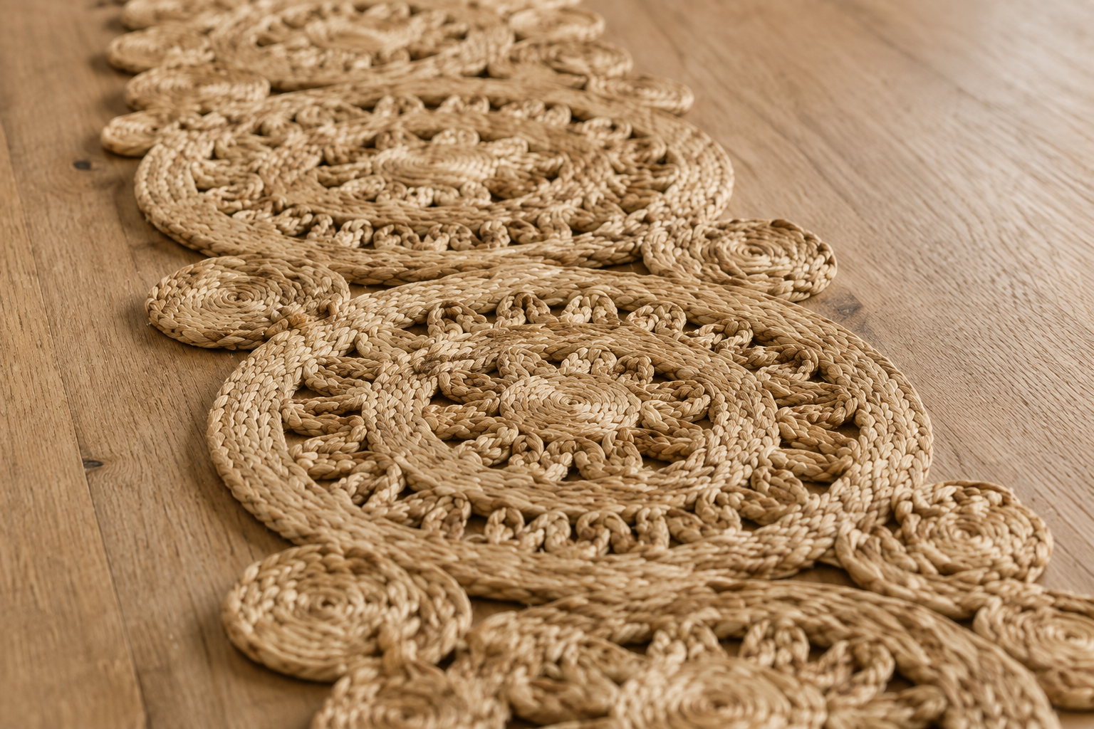 Natural Jute Table Runner - Aimee Weaver Designs