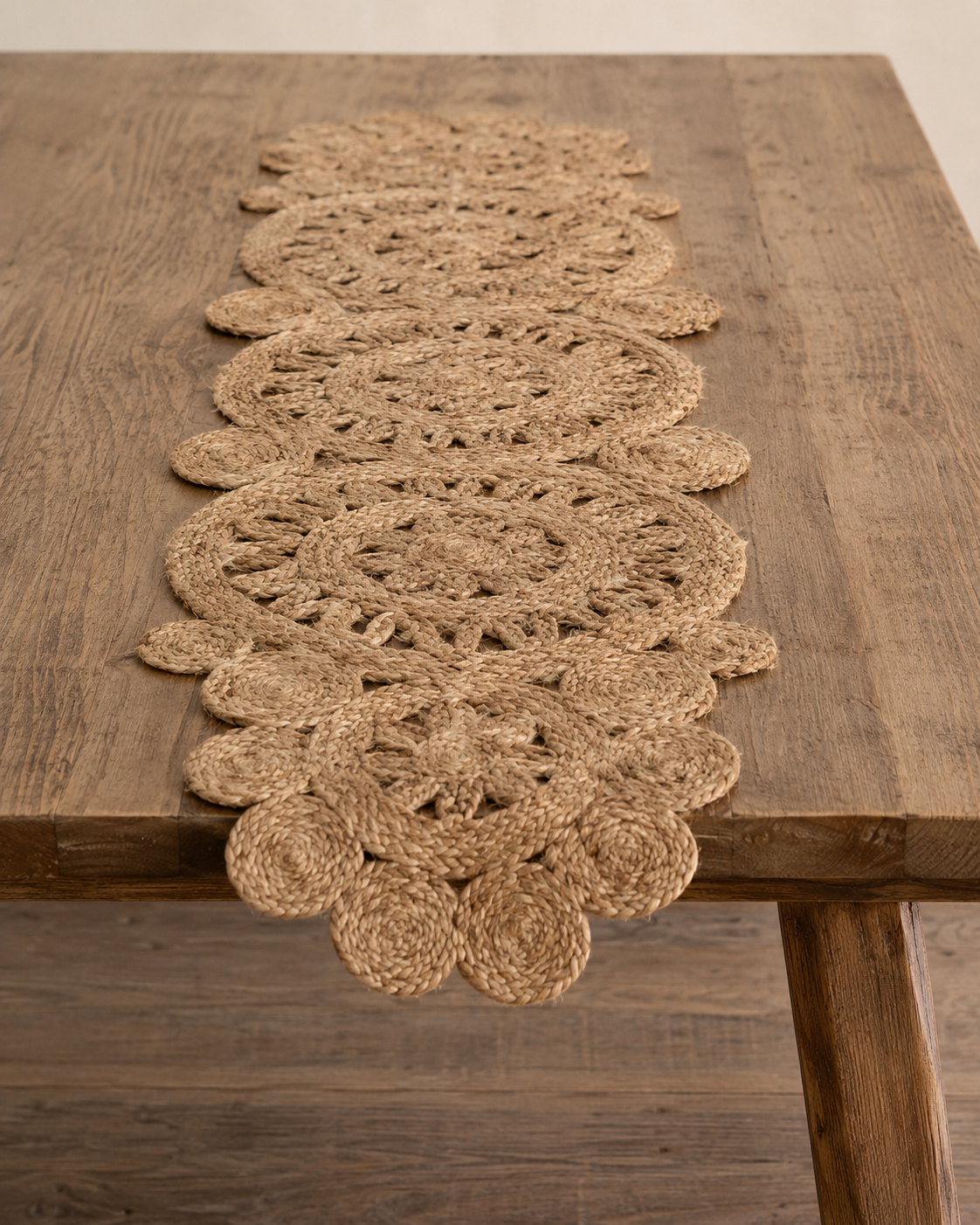 Natural Jute Table Runner - Aimee Weaver Designs
