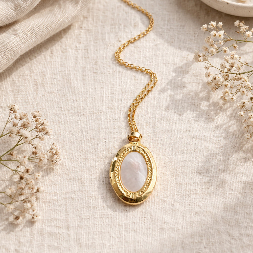 Grace Locket Necklace - Aimee Weaver Designs