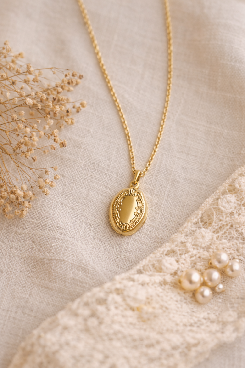 Grace Locket Necklace - Aimee Weaver Designs