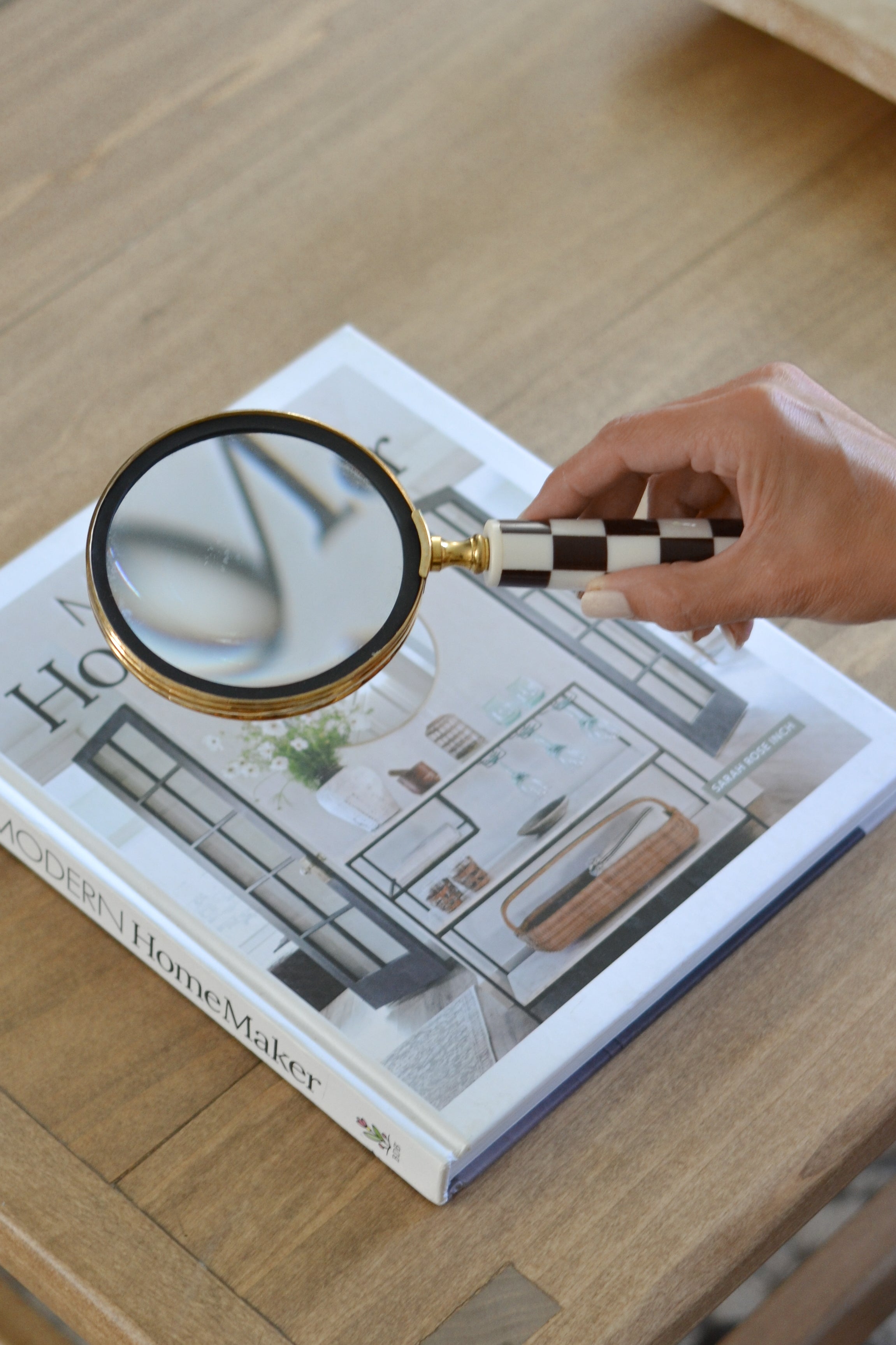 Checkered Magnifying Glass - Aimee Weaver Designs