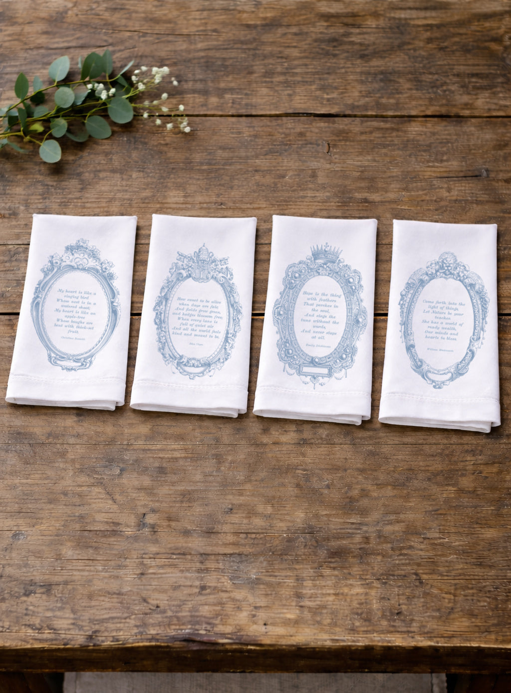 English Garden Cloth Napkins | Set of 4 - Aimee Weaver Designs