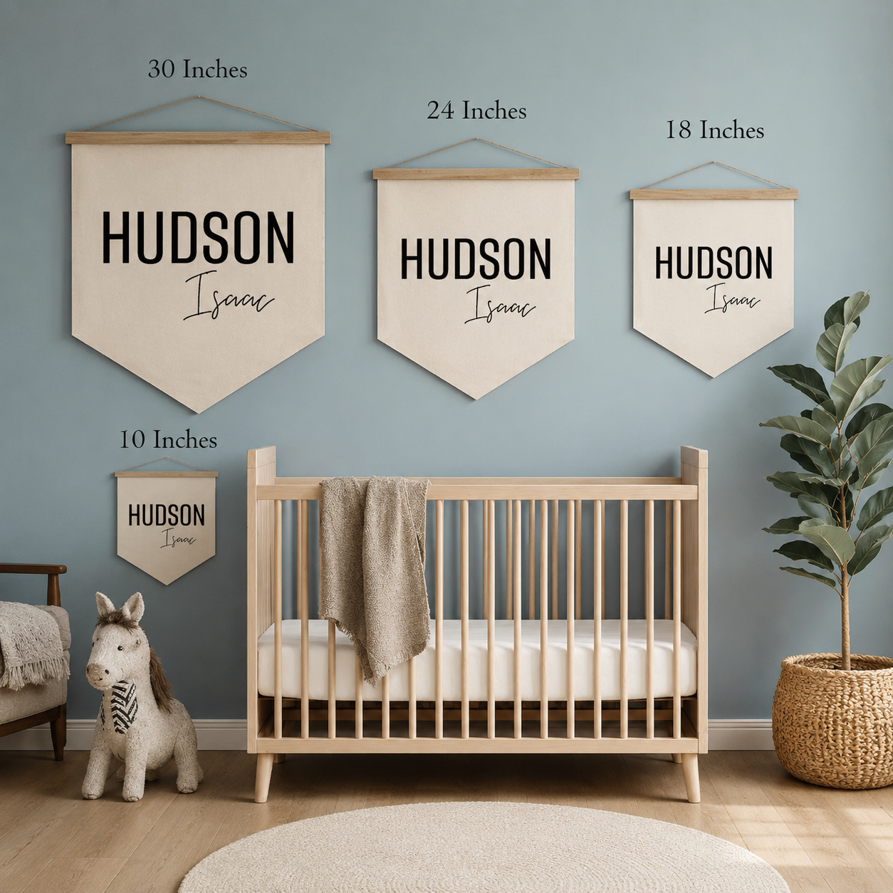 Personalized Nursery Name Sign - Aimee Weaver Designs