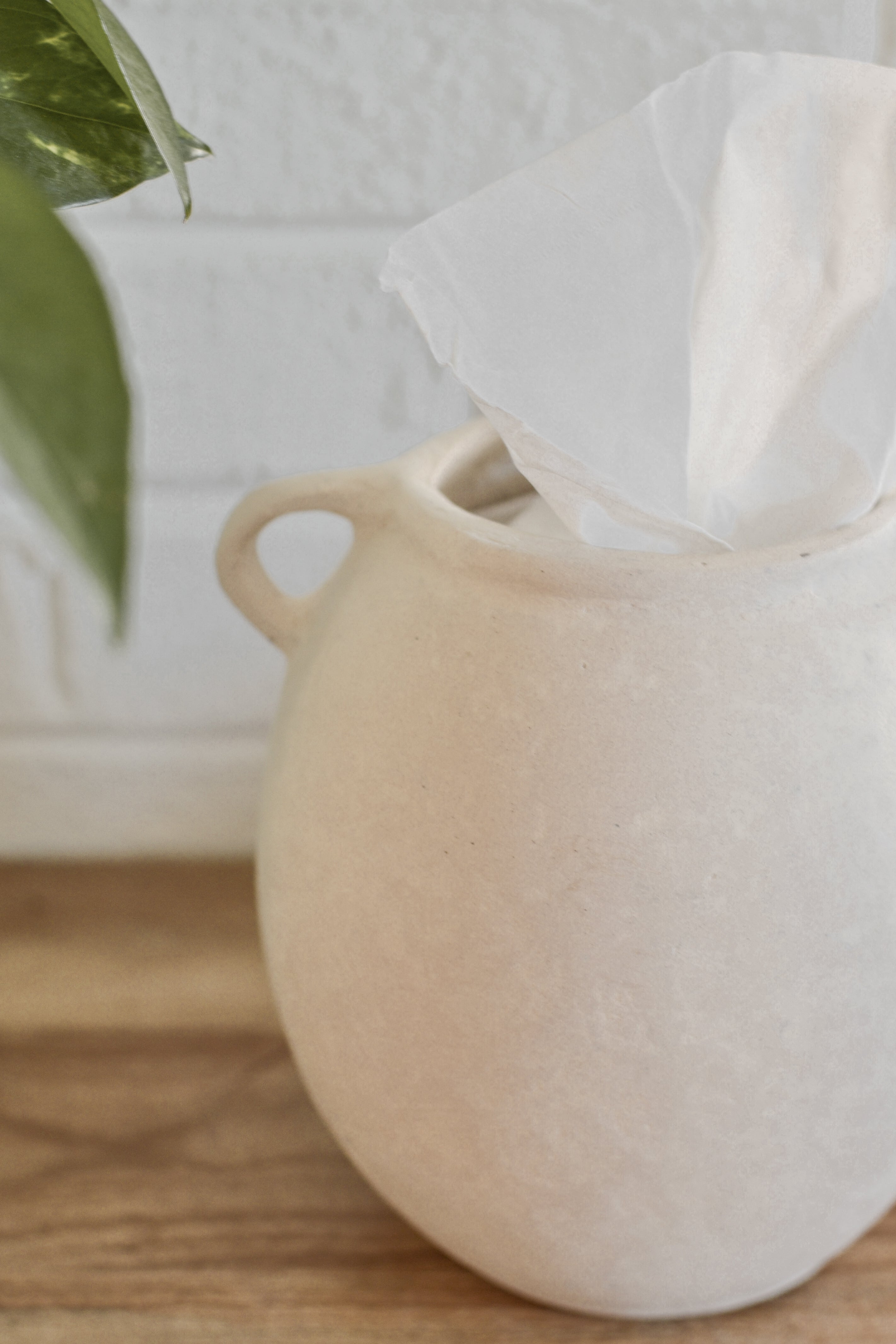 Olive Jar Tissue Holder - Aimee Weaver Designs