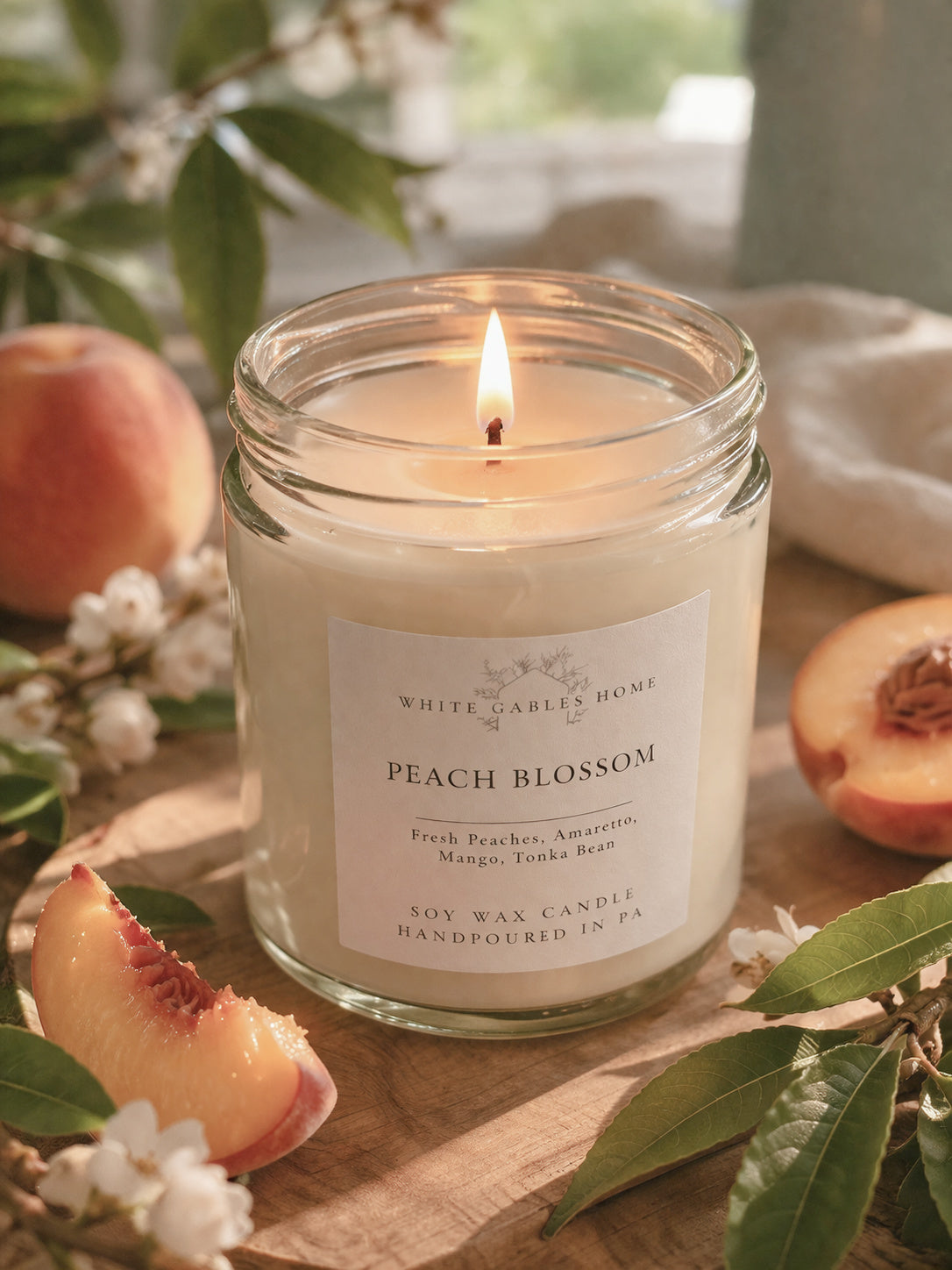 Peach Blossom Candle - Aimee Weaver Designs