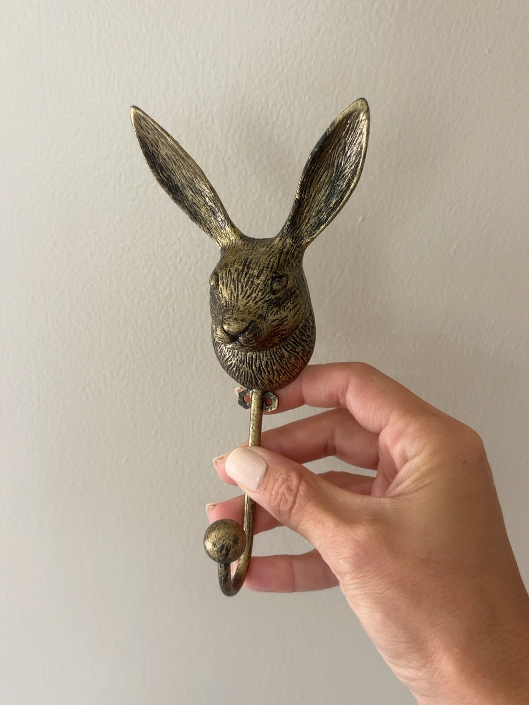 Bronze Rabbit Wall Hook - Aimee Weaver Designs