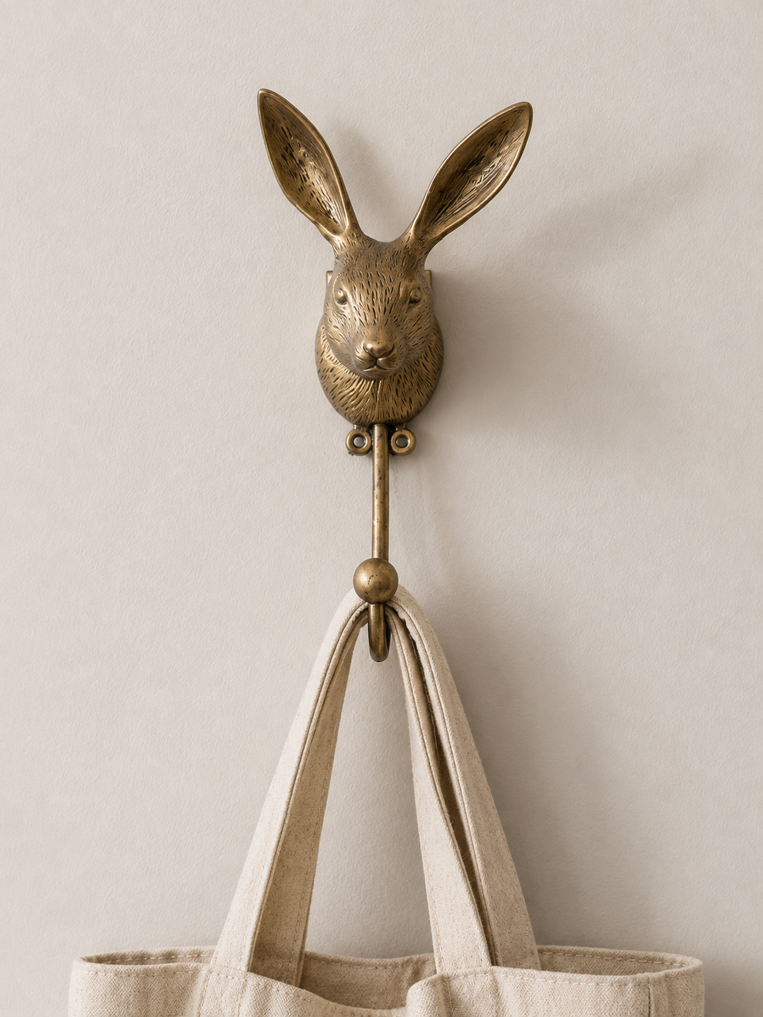 Bronze Rabbit Wall Hook - Aimee Weaver Designs