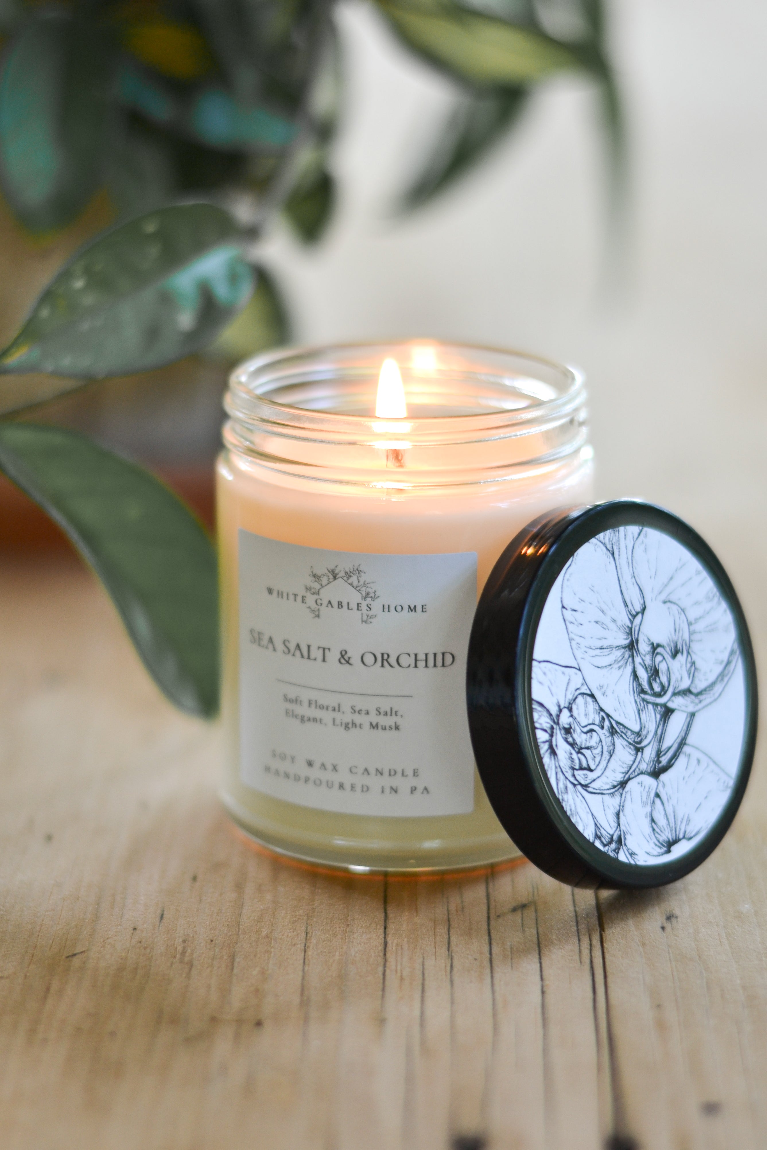 Sea Salt & Orchid Candle - Aimee Weaver Designs