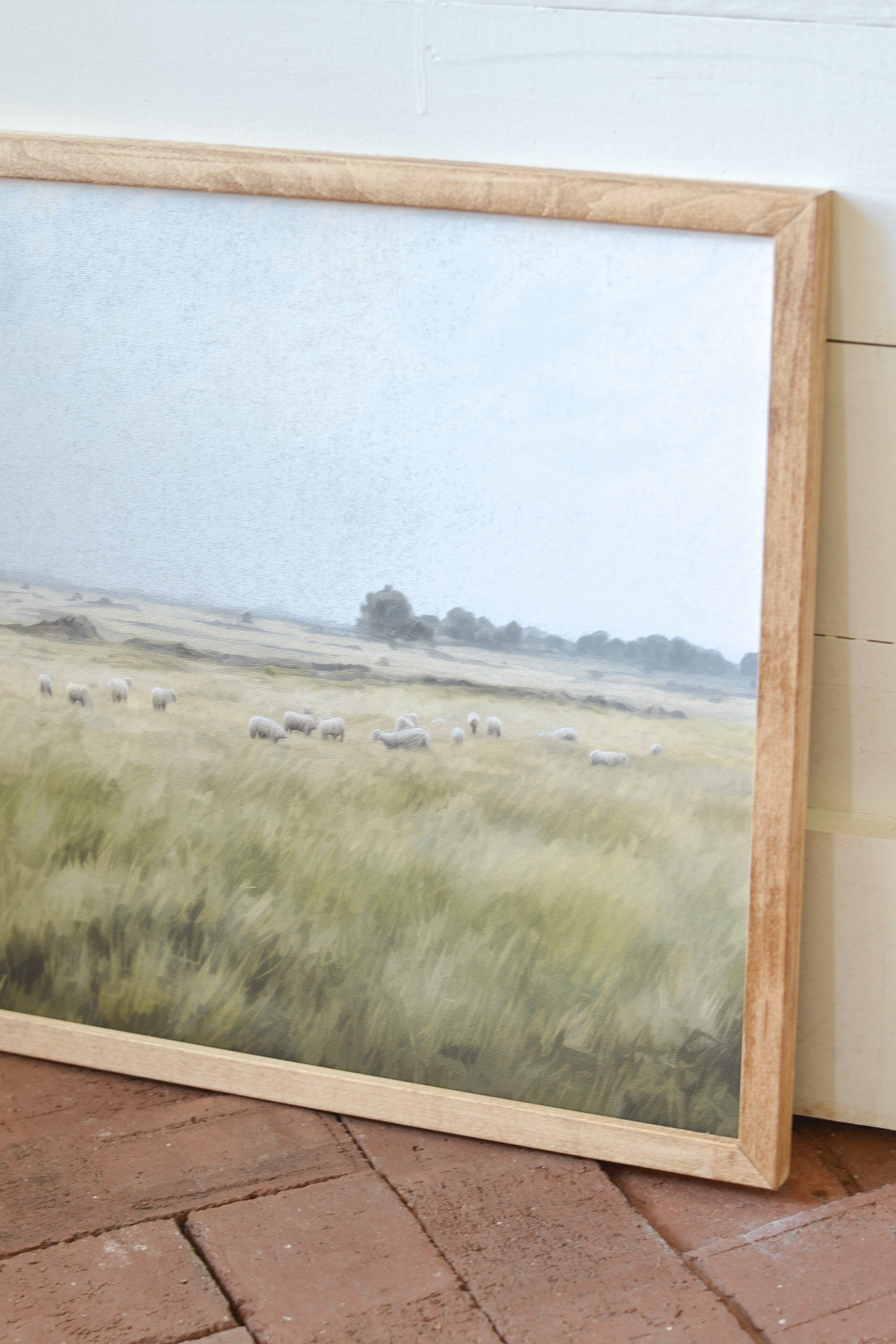 Sheep In The Meadow | Framed Art - Aimee Weaver Designs