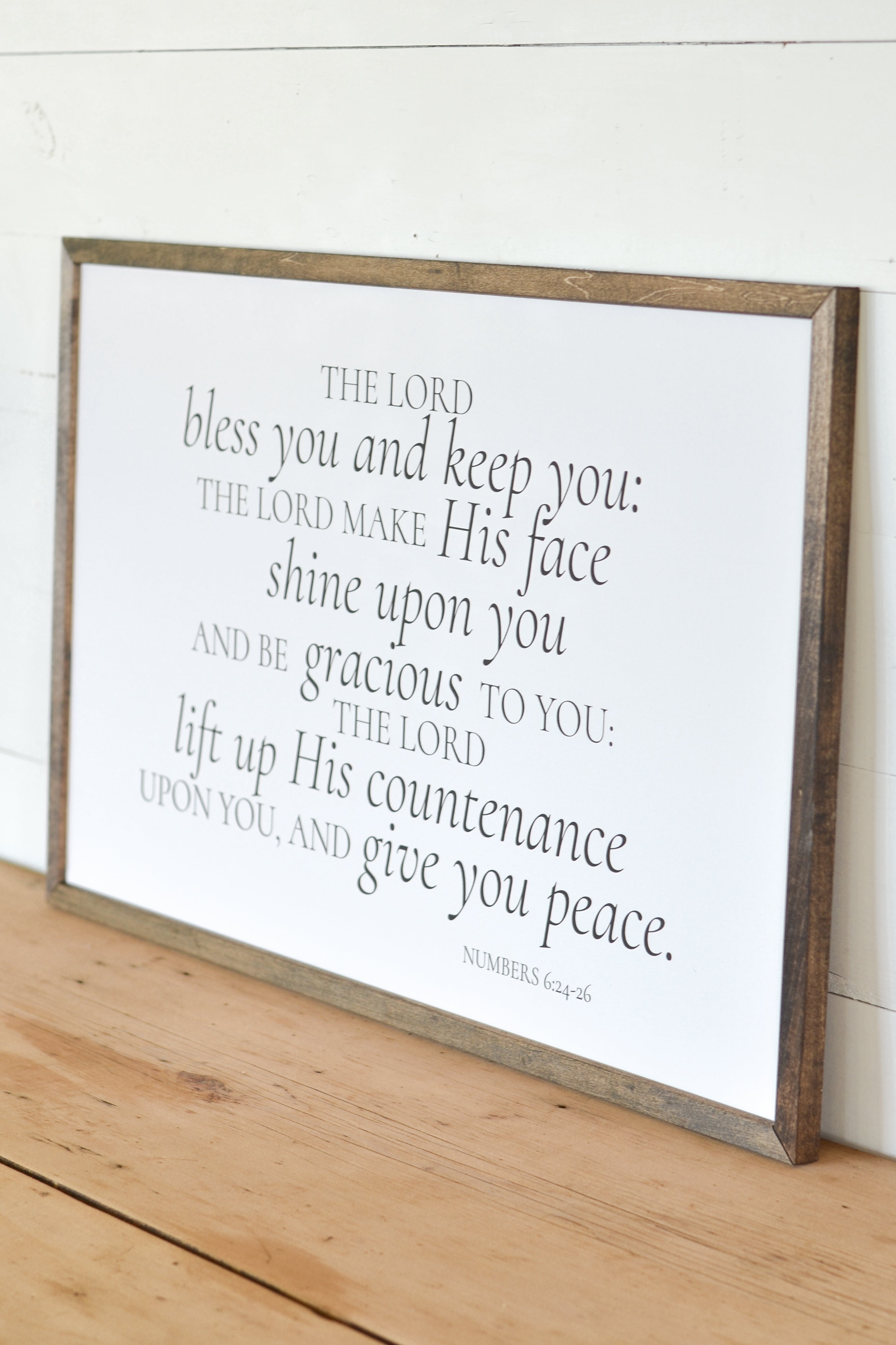 The Lord Bless You | Framed Art - Aimee Weaver Designs