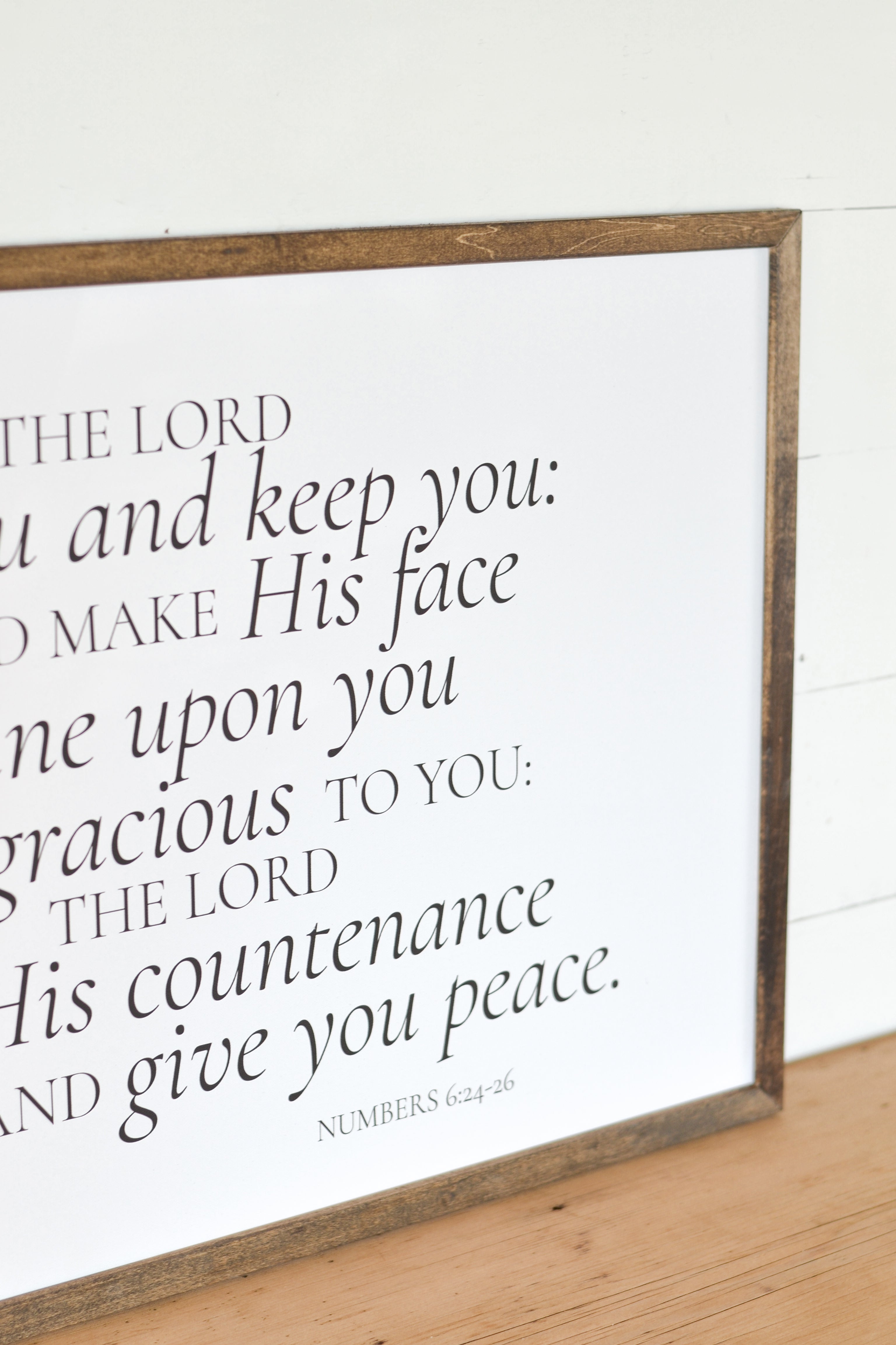 The Lord Bless You | Framed Art - Aimee Weaver Designs