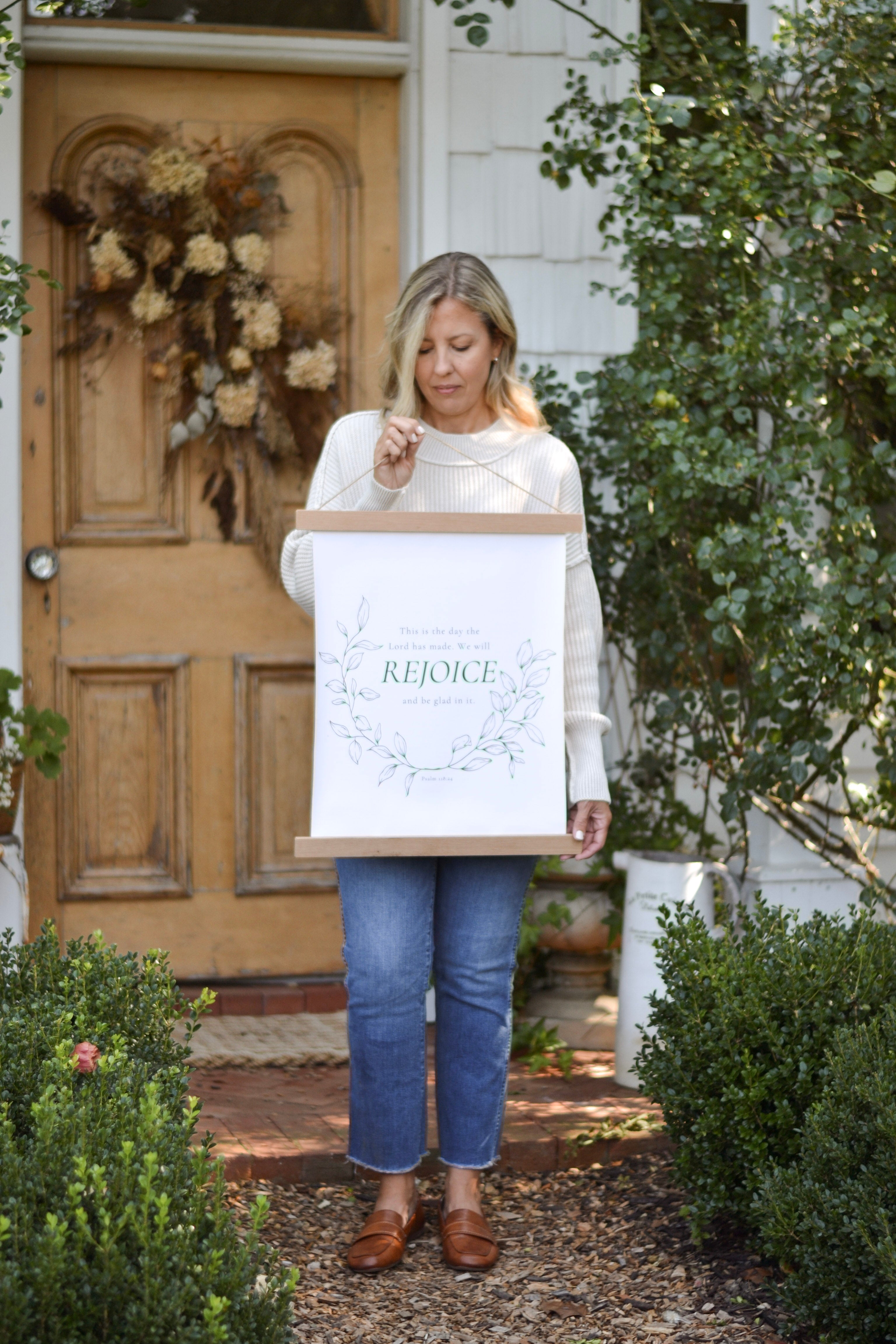 This Is The Day The Lord Has Made Canvas Artwork - Aimee Weaver Designs