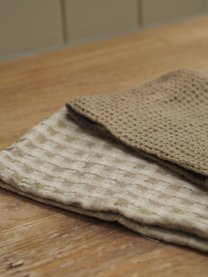 Waffle Knit Tea Towels | Set of Two - Aimee Weaver Designs