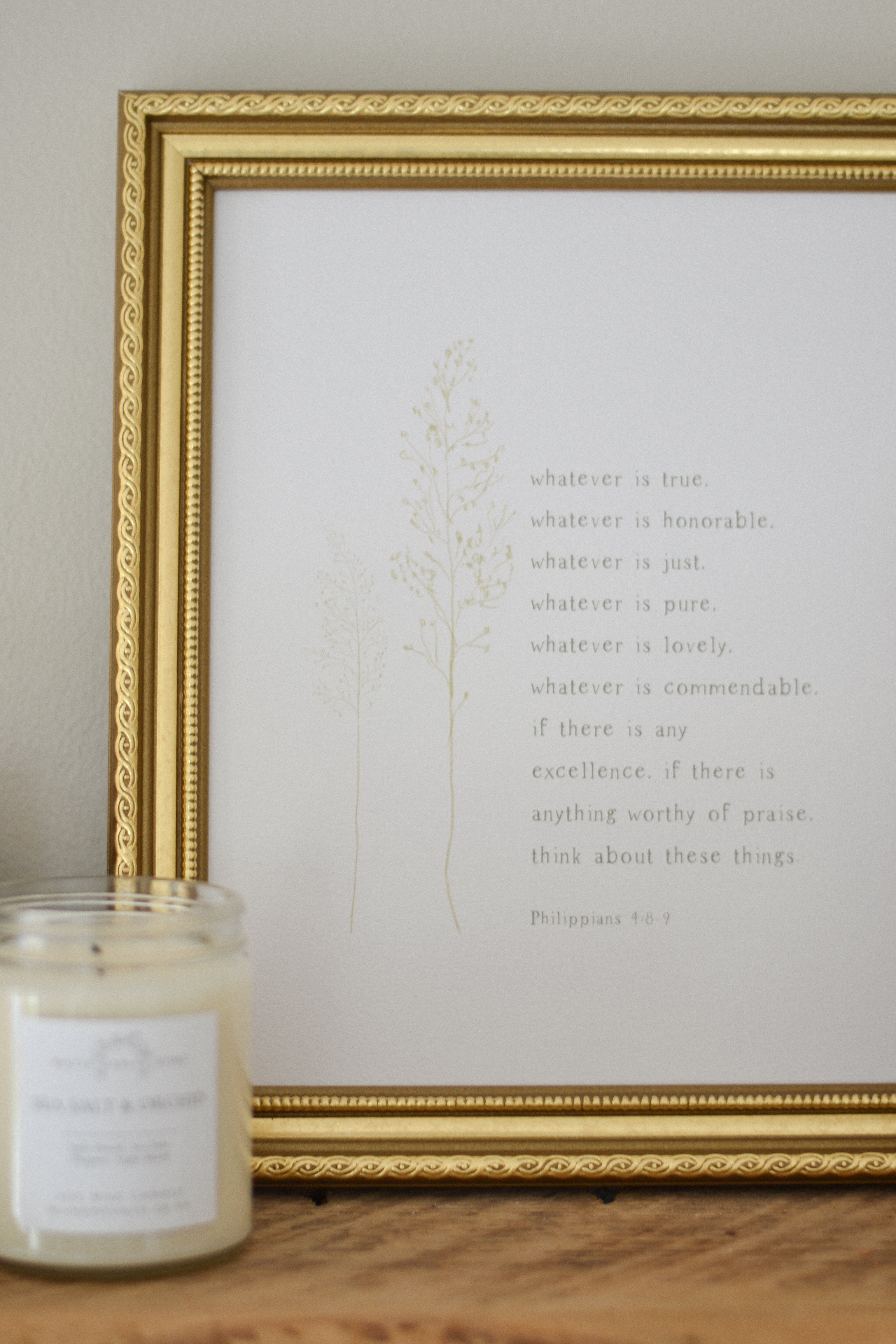 Whatever Is True Artwork - Aimee Weaver Designs
