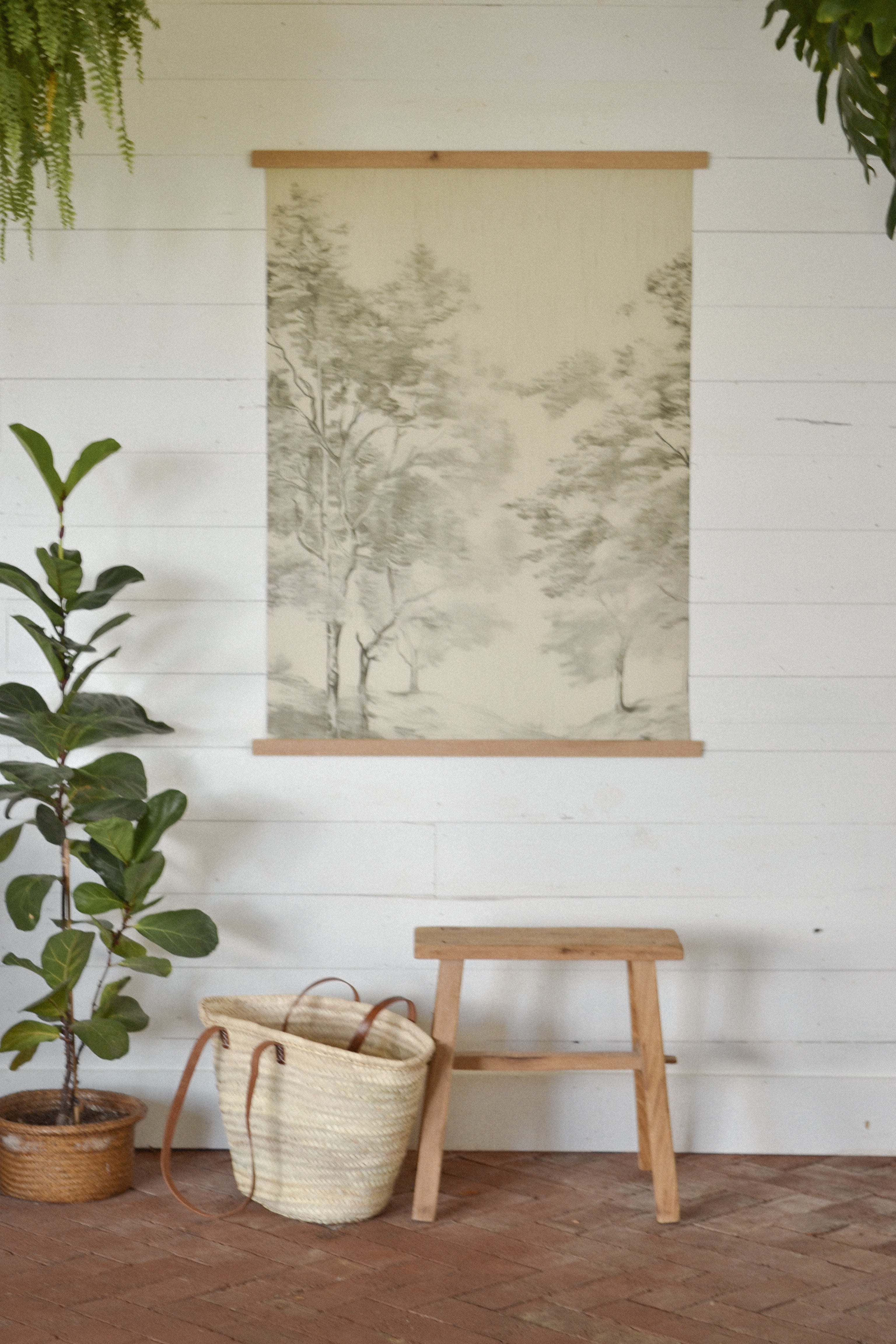 Vintage Forest Tapestry - Aimee Weaver Designs