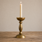 Vintage Brass Taper Candle Holder - Aimee Weaver Designs