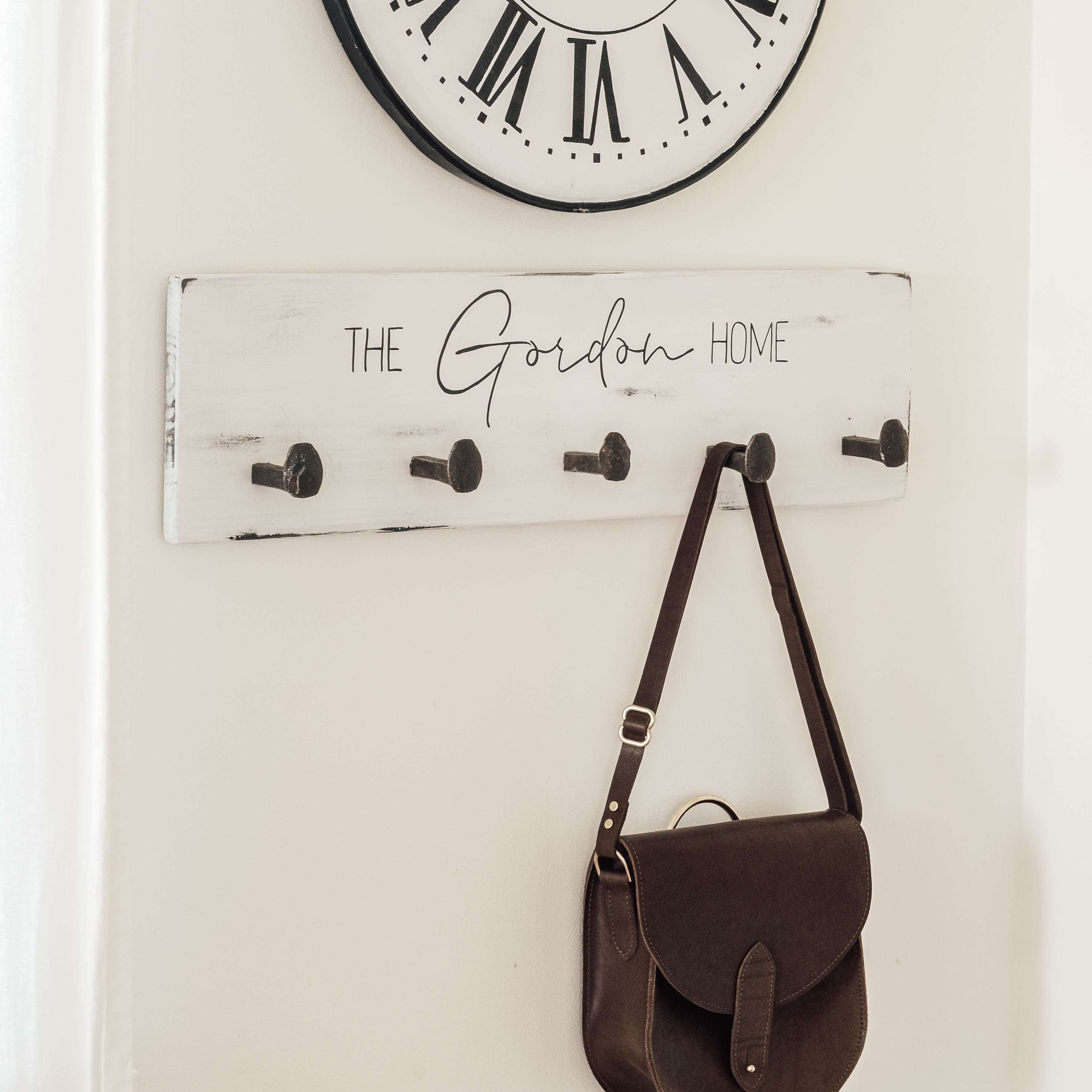 Personalized Board With Hooks - Aimee Weaver Designs