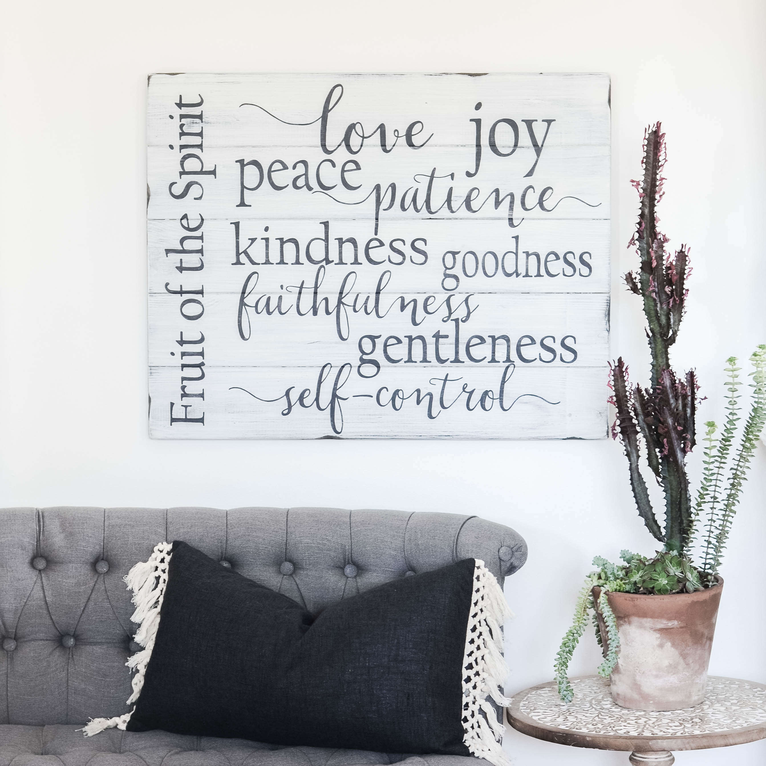 Fruit Of The Spirit Sign - Aimee Weaver Designs