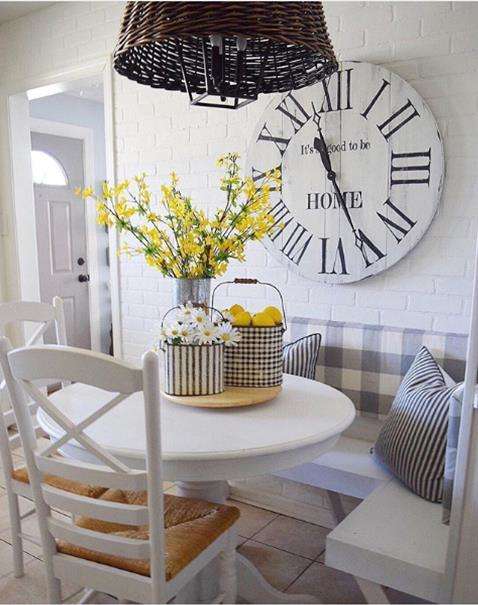 Round Reclaimed Wood Clock - Aimee Weaver Designs